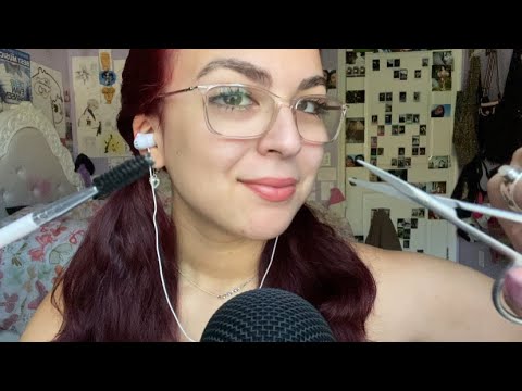 ASMR | doing your eyebrows in one minute