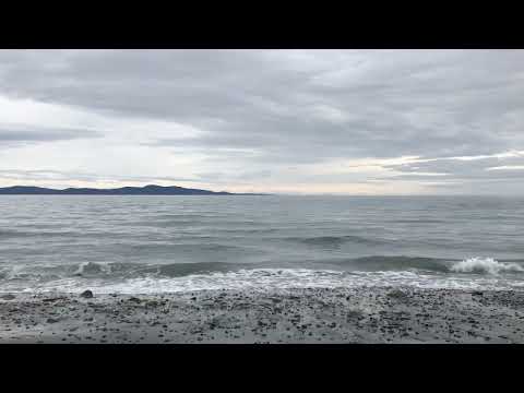 Relaxing by the ocean listening to the soft waves | studying, meditation background white noise