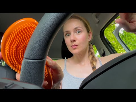 Aggressive ASMR in The Car 🚗 Making Sounds w/ Everything