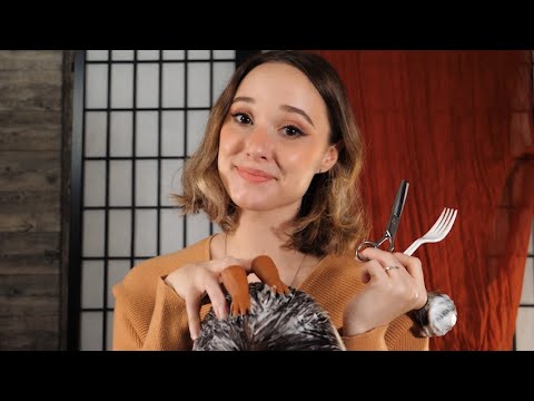 ASMR Silly TMI Stylist Haircut & Scalp Massage | Talks Gossip w/ You, Shares Secrets 🤫👀