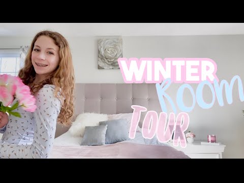 Winter Room Tour 2020| pastel pink and floral theme!