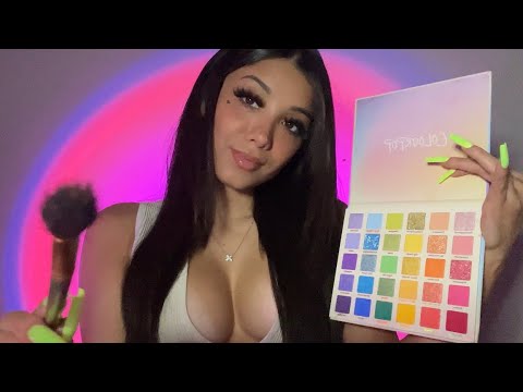 ASMR| Nice Girl Does Your Makeup & Compliments You💄Roleplay (personal attention)