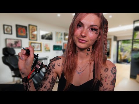 [ASMR] Tattooing You! 💉 Tattoo Shop Roleplay