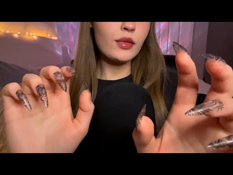 ASMR double the hand movements with m0uth sounds💫