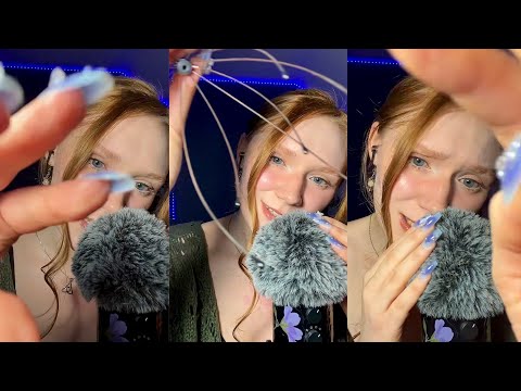 ASMR after a tough day🥺💆whispering-support,mouth sounds,plucking,eat negative,fluffy mic💛