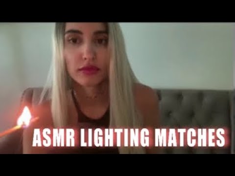 ASMR Lighting Matches with a Matchbox (Binaural 1st part, then Lo-Fi by accident)