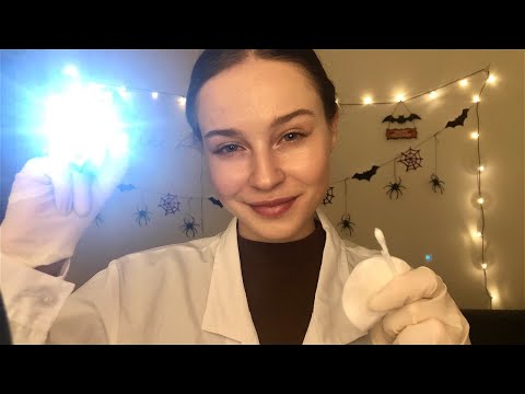 ASMR School Nurse Roleplay👩‍⚕️ | Lice Check, Eye Exam & Ear Cleaning | Personal Attention