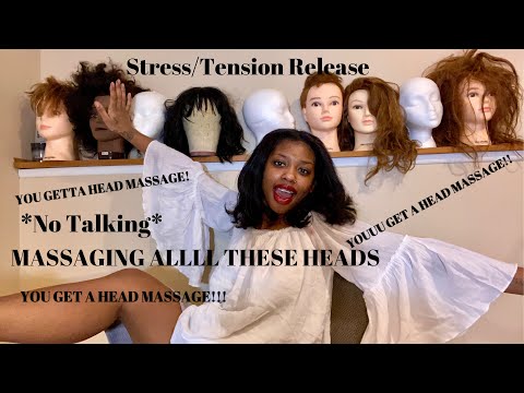 ASMR Realistic Head & Scalp Massages, Scratching, + Hair Combing/ Hair Play For Sleep +Relaxation