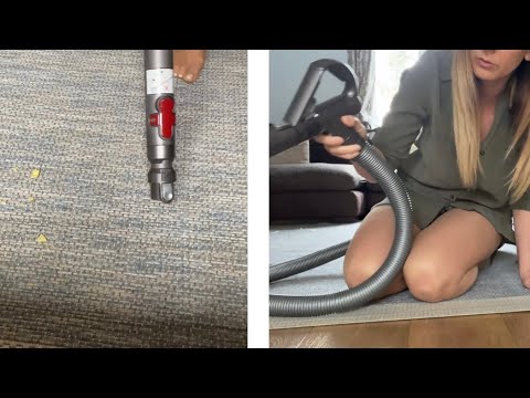 Tidy and Clean The Lounge - ASMR Sweeping - Housewife Vacuuming