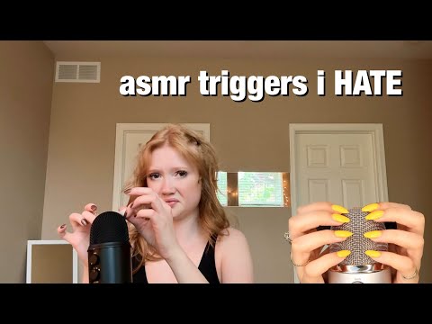 ASMR doing triggers i HATE