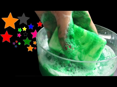 ASMR Soap Sounds - Green Bubbles, Slime & Suds! 😝💦