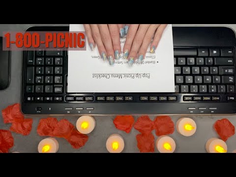 [ASMR] Pop-Up Picnic Hotline RP | Typing| Soft Spoken