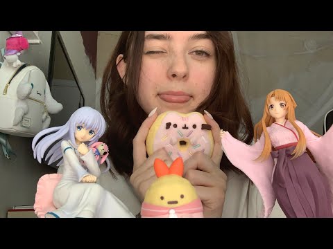 ASMR chill with me while I tap on anime figures