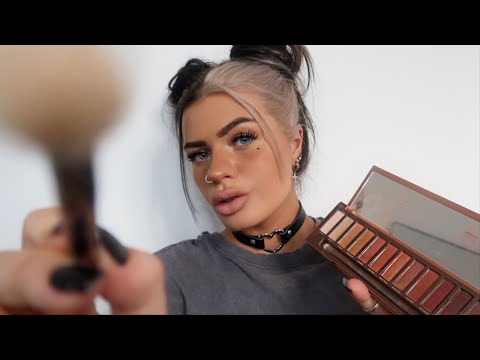 ASMR E-Girl Does Your Makeup In Class 💄🖤 (Personal Attention Roleplay)