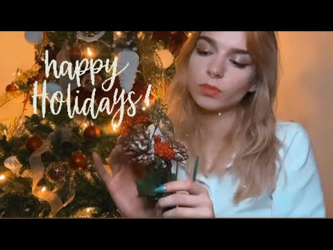 ASMR | What I Got For Christmas with Holiday Themed Triggers