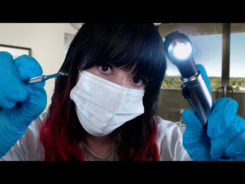 [ASMR] Doctor Ear Exam and Detailed Ear Cleaning