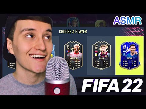 ASMR Gaming | Fifa 22 FUT Draft ⚽️ (candy eating + typing sounds) First Loss?