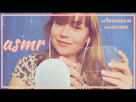 ASMR | 60 Triggers in 60 Seconds!