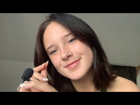 Asmr trigger words and hand sounds with mini mic