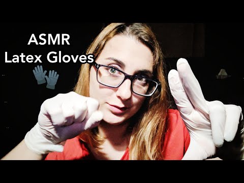 ASMR Latex Gloves (Finger Fluttering, Making a Fist, Hand Movements)