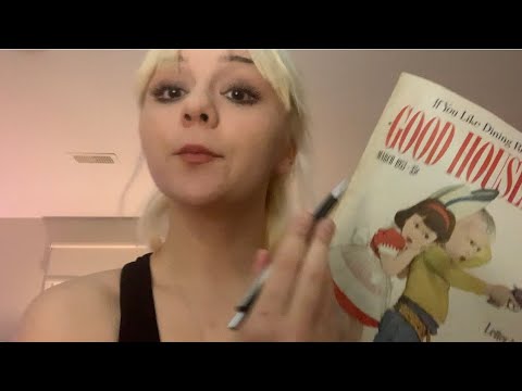 ASMR unpredictable role-play: teaching you how to act properly (according to magazines)