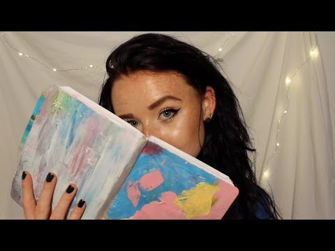 ASMR FLIPPING THROUGH MY JOURNAL! (SOFT TAPPING/SCRATCHING SOUNDS)