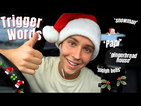 ASMR | Crispy Christmas Trigger Words 🎄🎅 (Fast Mouth Sounds)