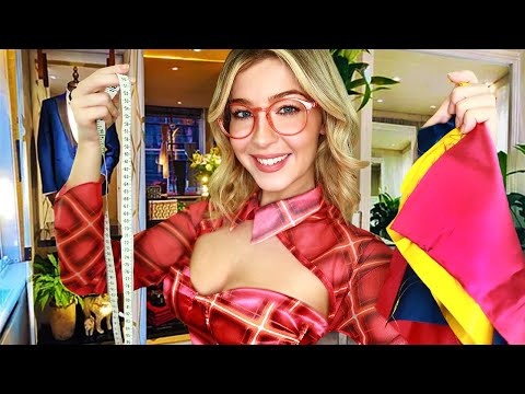 ASMR THE MOST UNPREDICTABLE SUIT MEASURING | Head To Toe Detailed Tailor Roleplay
