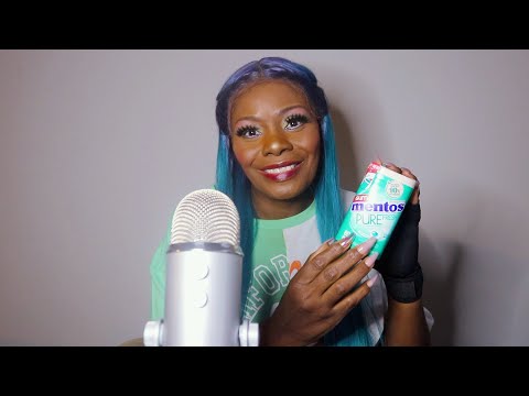 Constant Mentos Gum Chewing ASMR Mouth Sounds