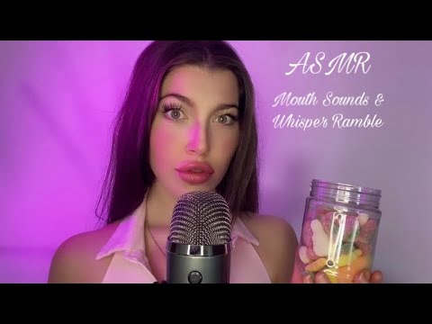 ASMR Mouth Sounds & Whisper Ramble | Hand Movements| Personal Attention