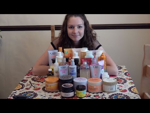 ASMR Curly Hair Products Collection - Soft Spoken, tapping