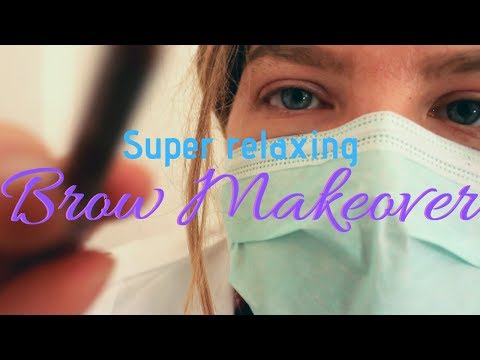 #asmr #personalattention #brows Giving you a super relaxing brow makeover 💜Tingly Pretty Basic ASMR