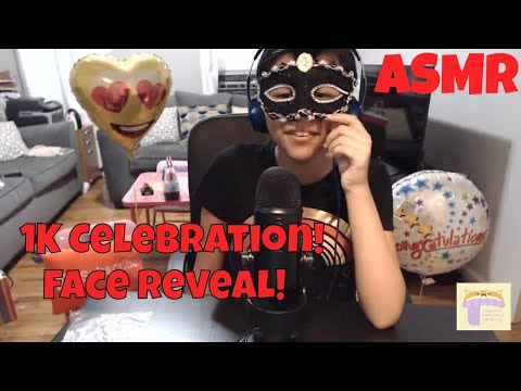 ASMR 1K Celebration Live Stream!! | Face Reveal