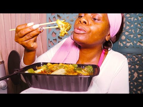 Black Bean Veggies ASMR Eating Sounds | Mcdonalds Min Maid