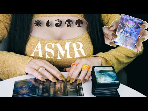 Magic: The Gathering Proxy Cards Sleeving *Relaxing ASMR