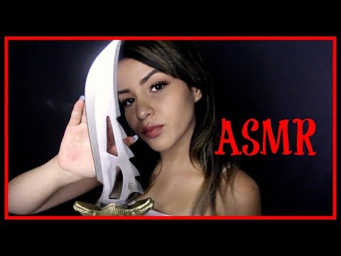 ASMR 🖤FACE AND KNIFE TAPPING 🖤( DO NOT ATTEMPT!!)