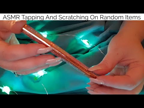 ASMR Random Item Tapping And Scratching-No Talking After Intro
