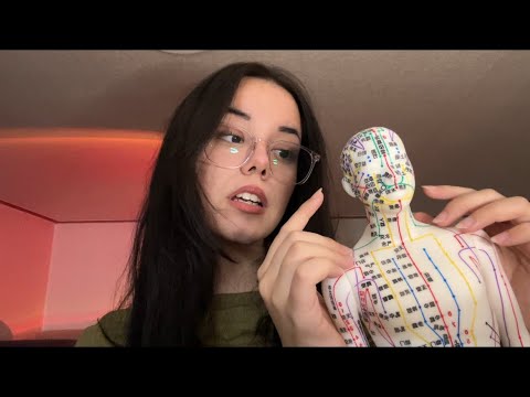 ASMR | Acupuncture Doll | Massage, Tapping, Remove Negative Energy