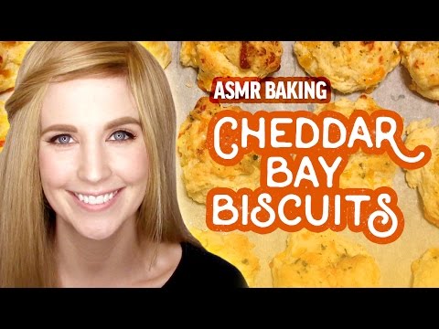 ASMR Baking: Red Lobster Style Cheddar Bay Biscuits