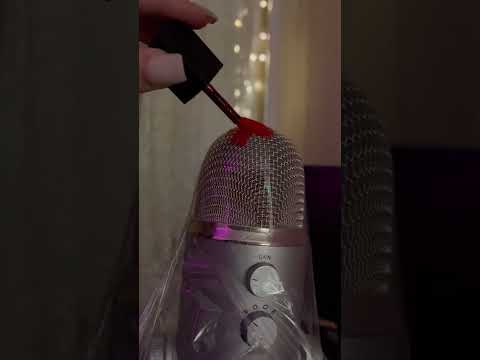 Asmr lipstick on microphone