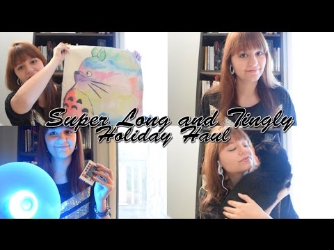 ASMR Super Long and Tingly Mega Unboxing, Holiday Haul: Buying Gifts on a Budget