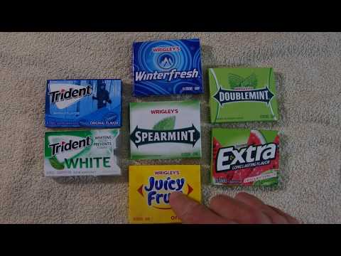 ASMR - USA Chewing Gum - Australian Accent - Chewing Gum & Describing USA Gum in a Quiet Whisper