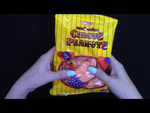 ASMR: Crinkling bags of candy (soft whisper)