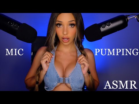 Double Mic Pumping In Denim✨| ASMR