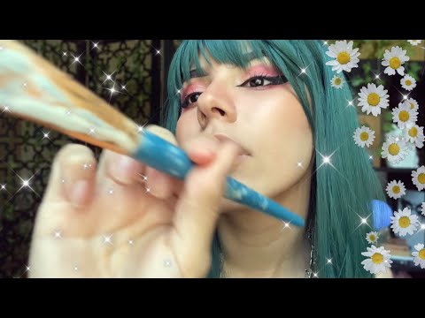 ASMR Painting On Your Face [Role Play] (fast paced)