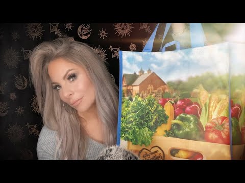ASMR- Tingly Grocery Store Haul 🌽 | Whispering | Show And Tell