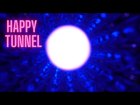 ASMR | 24 mins Purple and Pink Happy Tunnel ✨( light visuals, mouth sounds, soft blows ,  whispers)