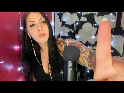 ASMR slow kisses and mouth sounds