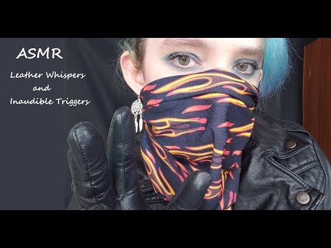 ASMR Leather Whispers and Inaudible Triggers