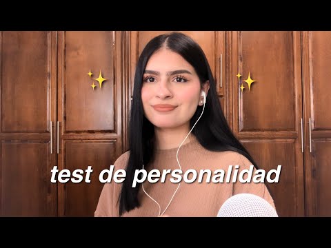 ASMR TEST DE PERSONALIDAD - MBTI ⭐️ whispering y soft spoken